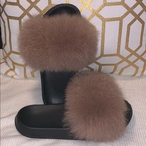 Luxurious Fur Slide